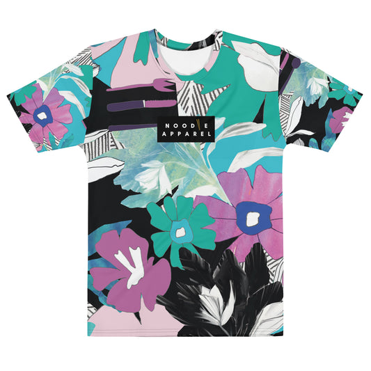 Noodle Apparel T-Shirts: Abstract Flowers