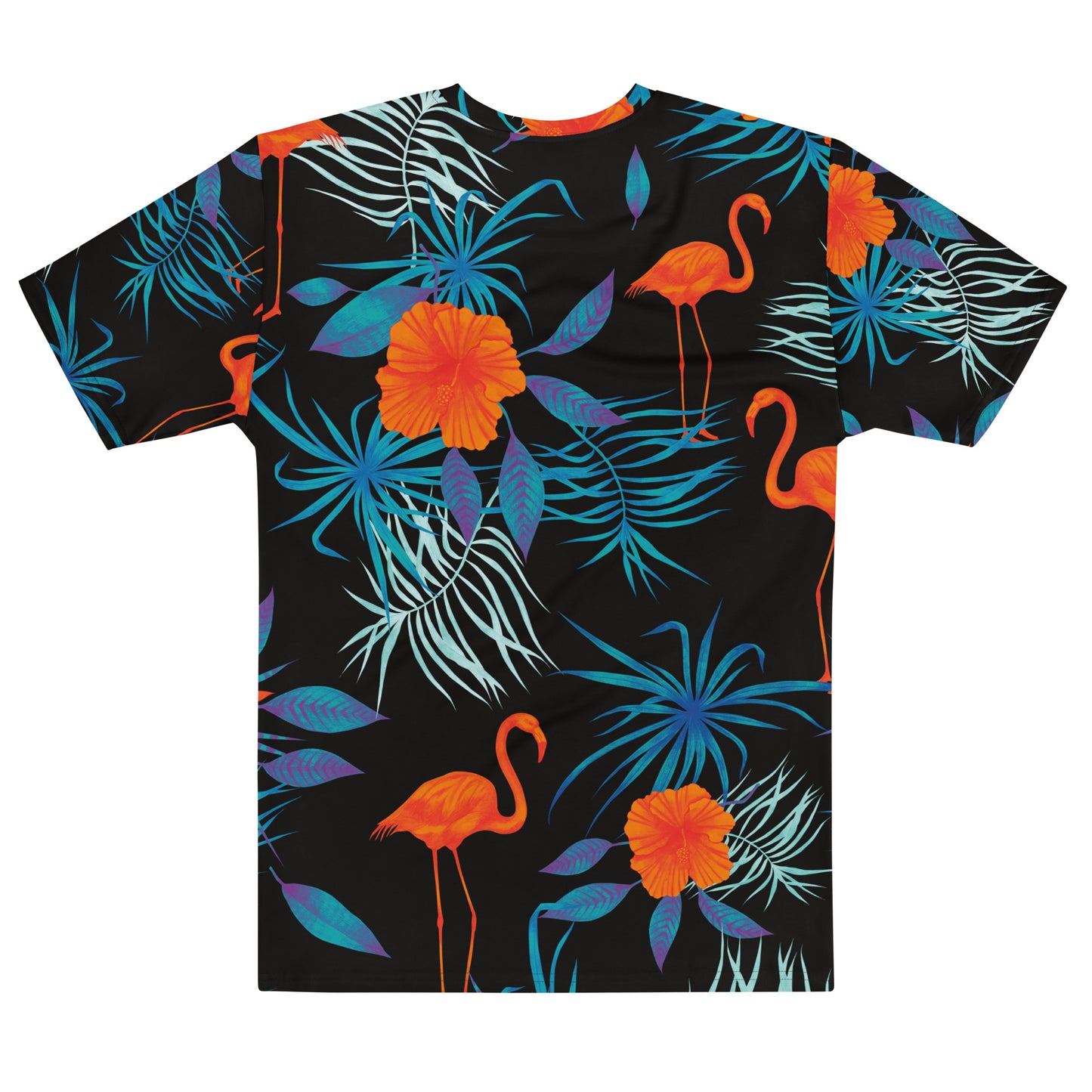 Noodle Apparel T-Shirts: Orange Flamingos