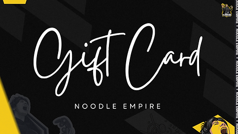 Noodle Empire Apparel Gift Card